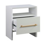 TOV Furniture Libre White Nightstand