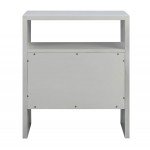 TOV Furniture Libre White Nightstand