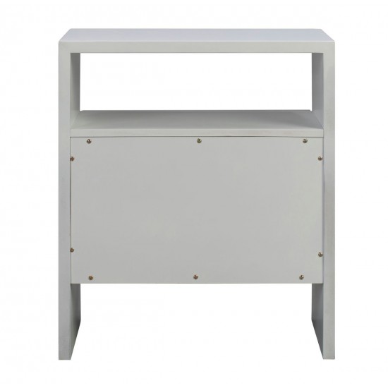 TOV Furniture Libre White Nightstand