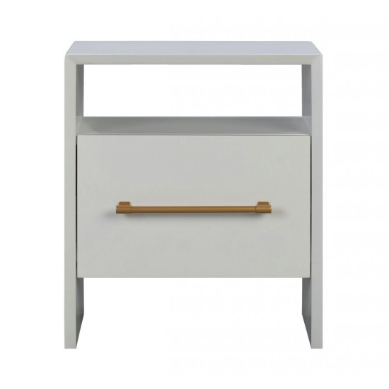 TOV Furniture Libre White Nightstand