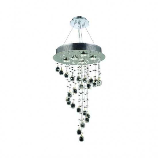 Elegant Lighting Galaxy 5 Light Chrome Chandelier Clear Swarovski Elements Crystal