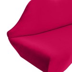 TOV Furniture Lips Hot Pink Velvet Settee