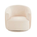 TOV Furniture London Peche Pleated Swivel Chair