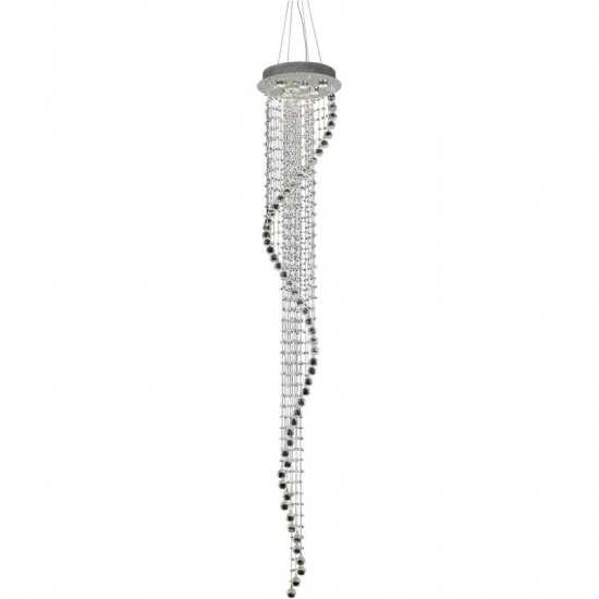 Elegant Lighting Galaxy 5 Light Chrome Chandelier Clear Swarovski Elements Crystal