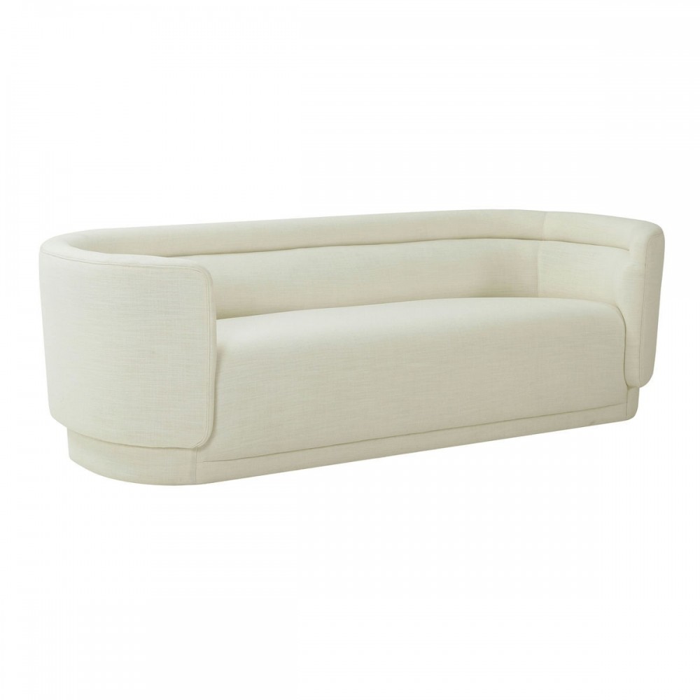 TOV Furniture Macie Cream Linen Sofa