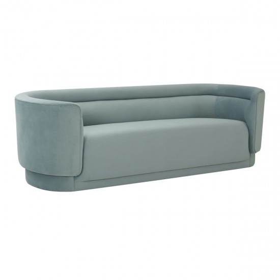 TOV Furniture Macie Sea Blue Velvet Sofa