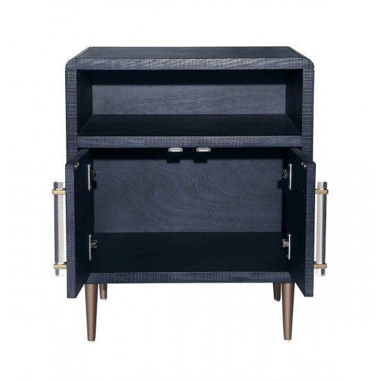 TOV Furniture Marco Lacquer Indigo Side Table