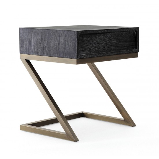 TOV Furniture Mason Black Side Table