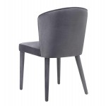 TOV Furniture Metropolitan Grey Velvet Chair