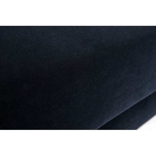 TOV Furniture Milan Black Velvet Sofa