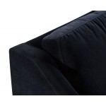 TOV Furniture Milan Black Velvet Sofa