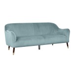 TOV Furniture Natalia Bluestone Velvet Sofa