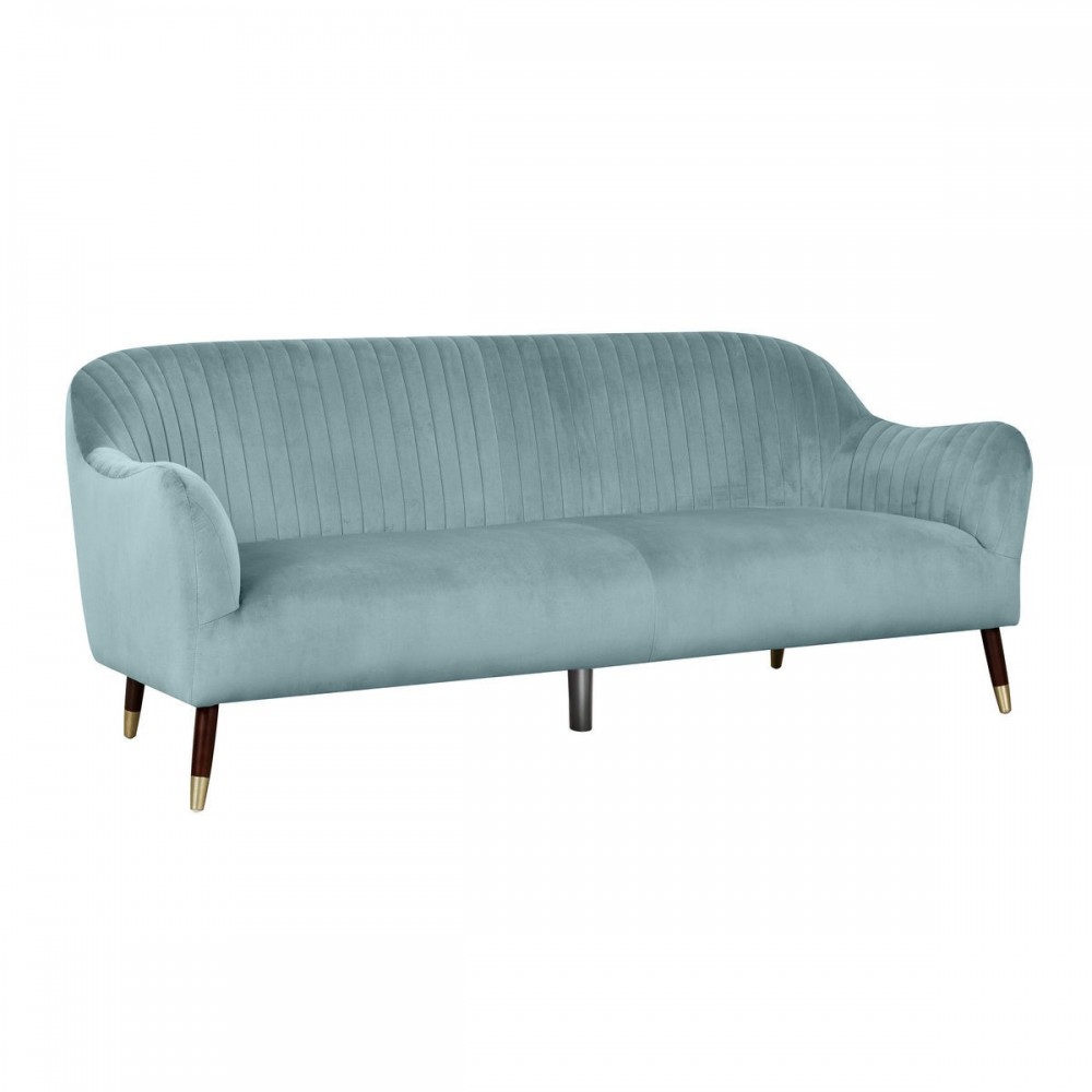 TOV Furniture Natalia Bluestone Velvet Sofa