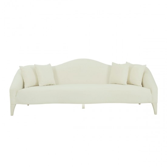 TOV Furniture Naya Cream Velvet Sofa