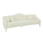 TOV Furniture Naya Cream Velvet Sofa