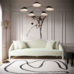 TOV Furniture Naya Cream Velvet Sofa