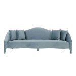 TOV Furniture Naya Sea Blue Velvet Sofa