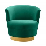 TOV Furniture Noah Green Swivel Chair