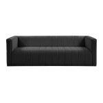 TOV Furniture Norah Black Velvet Sofa