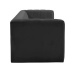 TOV Furniture Norah Black Velvet Sofa