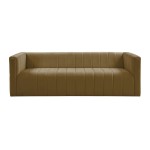 TOV Furniture Norah Cognac Velvet Sofa