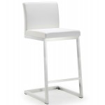 TOV Furniture Parma White Stainless Steel Counter Stool - Set of 2