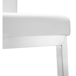 TOV Furniture Parma White Stainless Steel Counter Stool - Set of 2