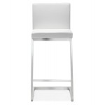 TOV Furniture Parma White Stainless Steel Counter Stool - Set of 2