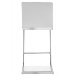 TOV Furniture Parma White Stainless Steel Counter Stool - Set of 2