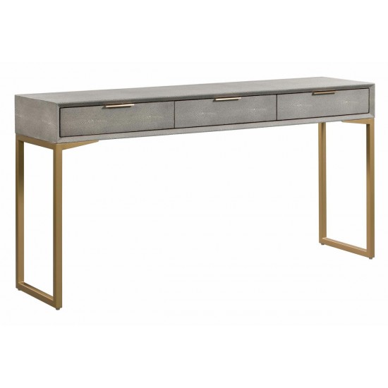 TOV Furniture Pesce Shagreen Console Table