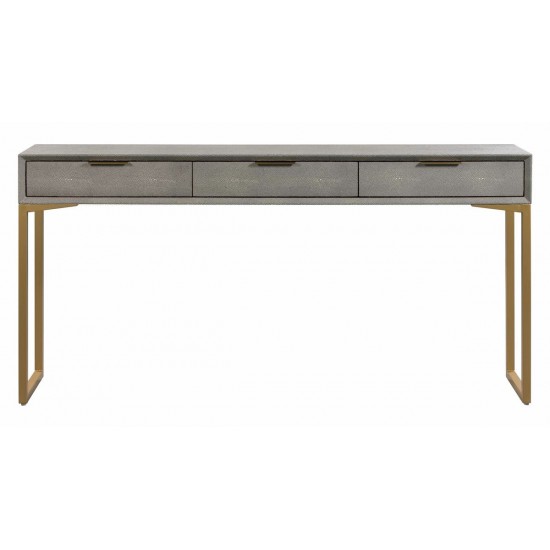 TOV Furniture Pesce Shagreen Console Table