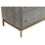 TOV Furniture Pesce Shagreen Nightstand