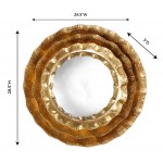 TOV Furniture Petal Gold Mirror