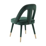 TOV Furniture Petra Forest Green Velvet Side Chair