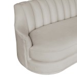 TOV Furniture Peyton Light Grey Velvet Sofa