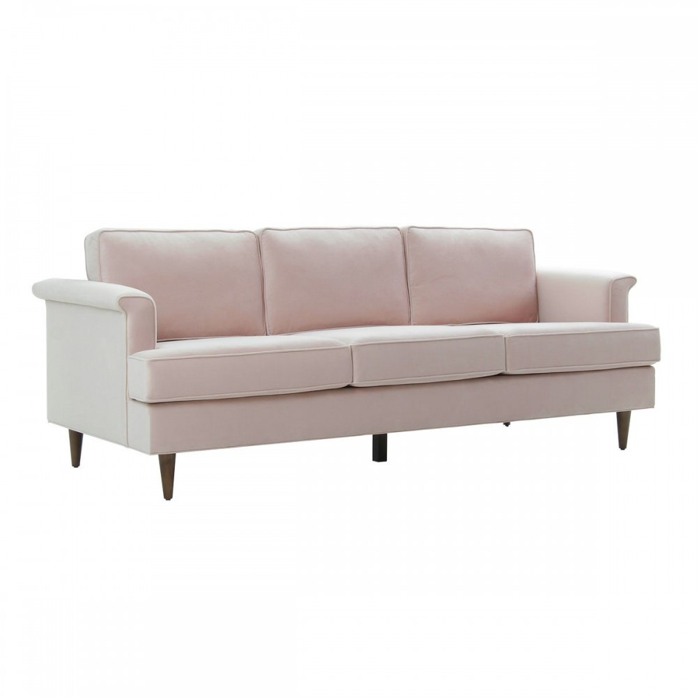 TOV Furniture Porter Blush Velvet Sofa