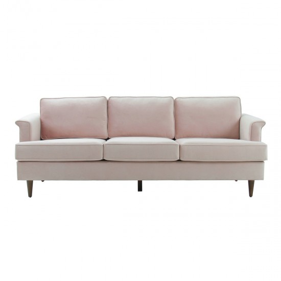 TOV Furniture Porter Blush Velvet Sofa