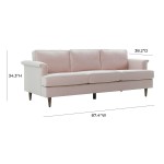 TOV Furniture Porter Blush Velvet Sofa