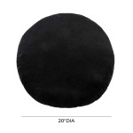 TOV Furniture Potter 20" Black Velvet Pillow