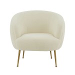 TOV Furniture Presley Faux Sheepskin Chair