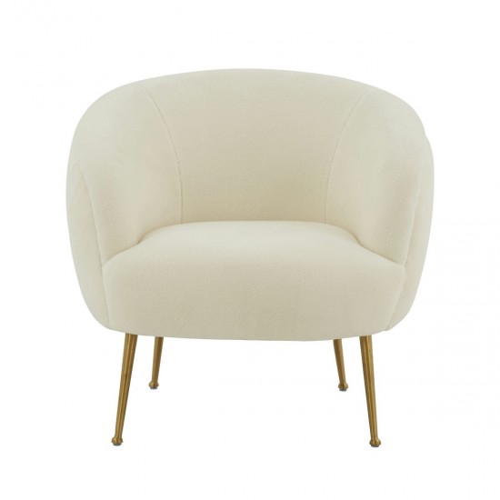 TOV Furniture Presley Faux Sheepskin Chair