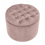 TOV Furniture Queen Mauve Velvet Storage Ottoman