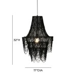 TOV Furniture Raipur Black Pendant