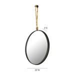 TOV Furniture Riley Round 25" Mirror