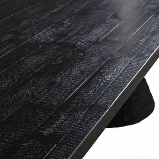 TOV Furniture Rishi Black Rope Oval Table