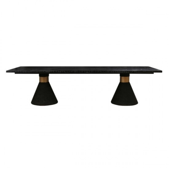 TOV Furniture Rishi Black Rope Rectangular Table