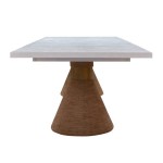 TOV Furniture Rishi Natural Rope Rectangular Table