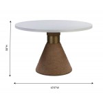 TOV Furniture Rishi Natural Rope Round Table