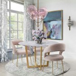 TOV Furniture Rocco Blush Velvet Dining Chair