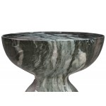 TOV Furniture Rue Grey and Blush Marble Side Table